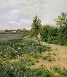 Eine Gasse in Surrey, 1890